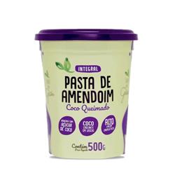 Pasta de Amendoim Coco Queimado - 500 Gr - Caixa 8 Unidades