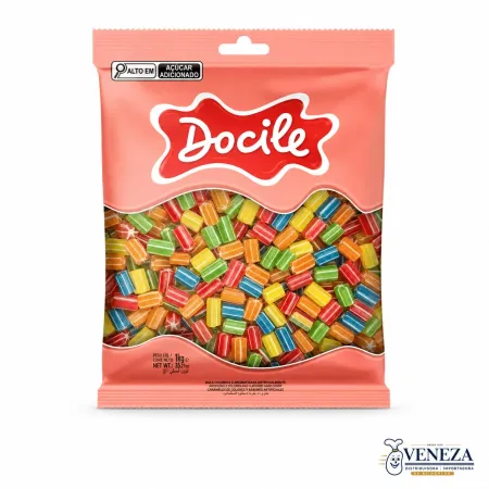 BALA ESTRELINHA DOCILE - 12X1KG - CAIXA