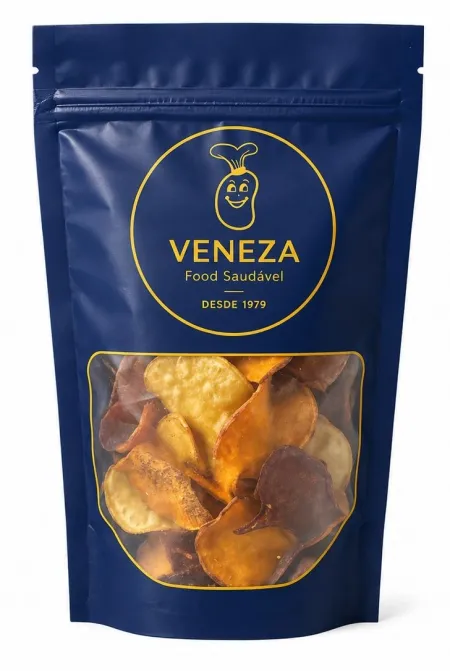 Batata Doce chips (Veneza Food Saudável ) 10x60 gramas - Caixa
