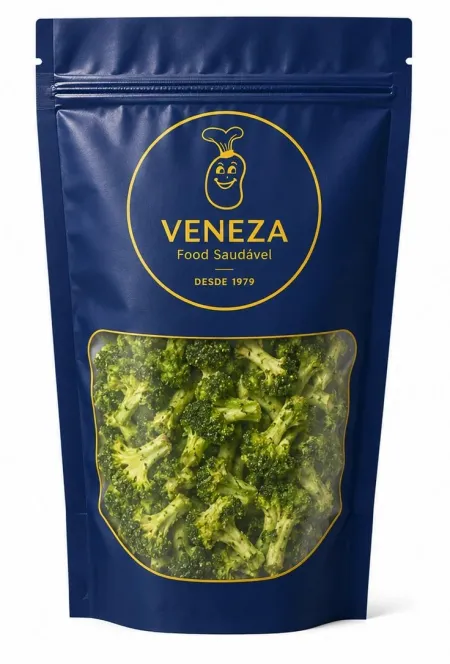 Brócolis Chips Crocante ( Veneza Food Saudável ) 10x60 gramas - Caixa