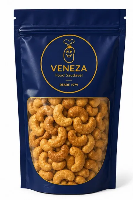 Castanha de Caju Torrada com Sal (Veneza Food Saudável) 10x200 gramas - Caixa