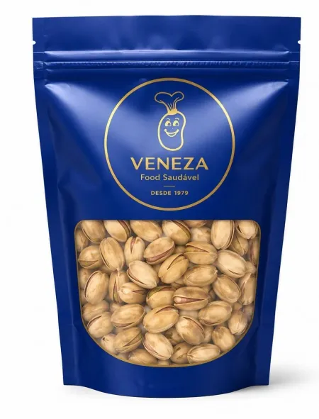Pistache Torrado com Casca e Sal  ( Veneza Food Saudável ) 10x200 gramas - Caixa