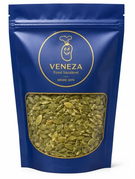 Semente de Abóbora Crua ( Veneza Food Saudável ) 10x300 gramas - Caixa