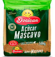 Açúcar Mascavo Docican 20x500 gramas - Fardo 10 kg