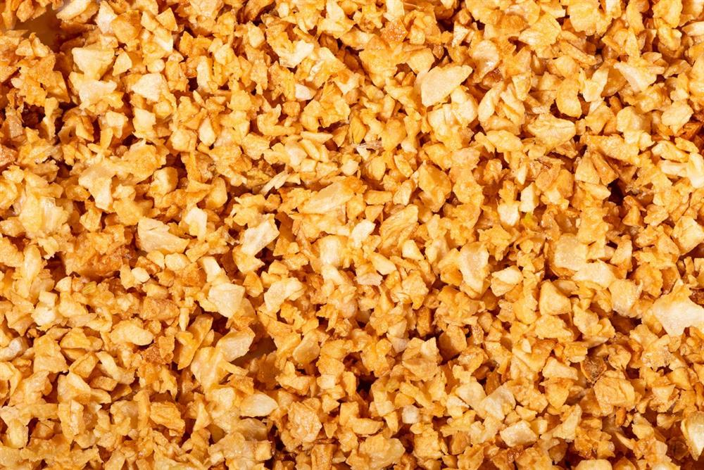 Alho Frito Granulado - 25 Kg - Caixa