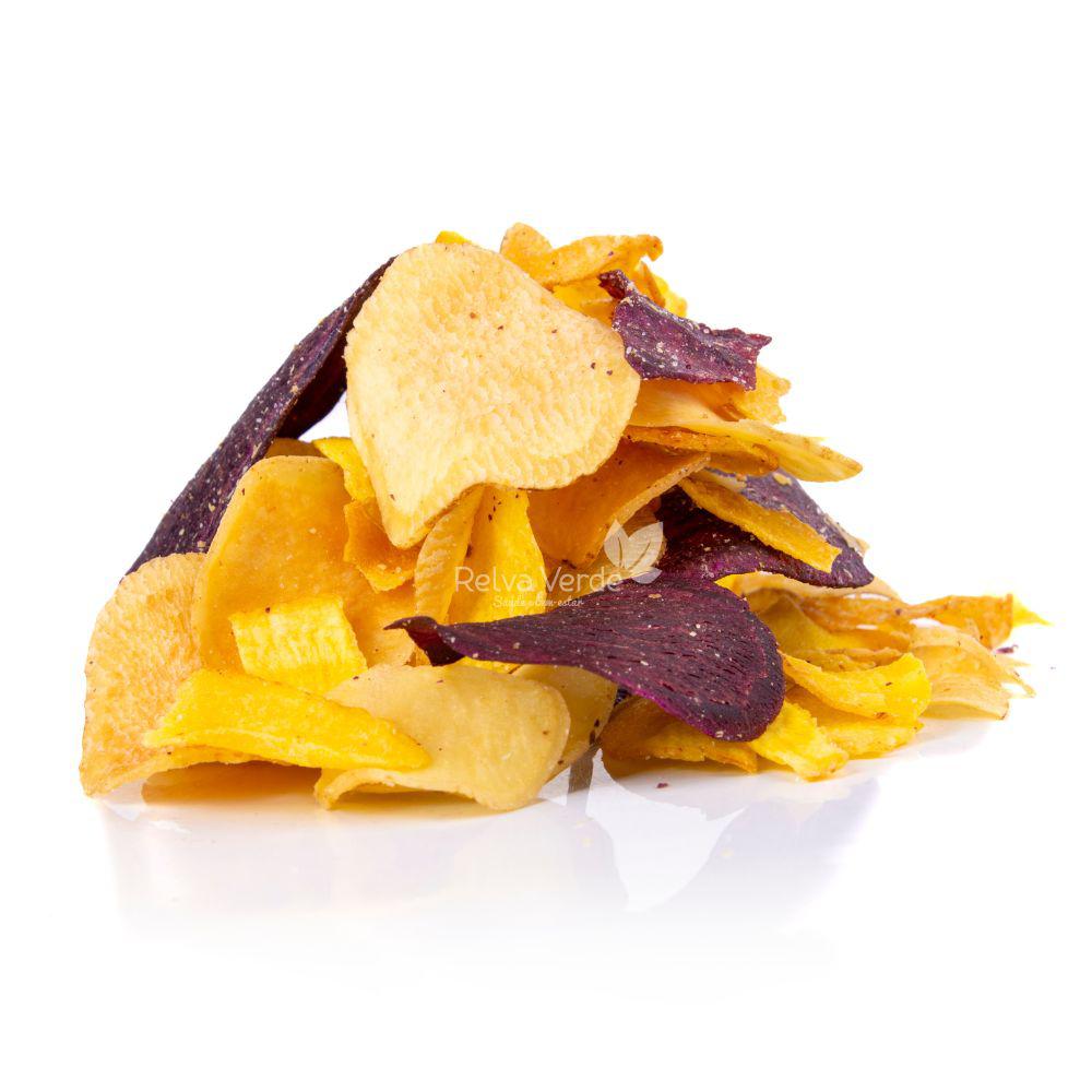 Batata Doce Chips Mix - 500G - Pacote