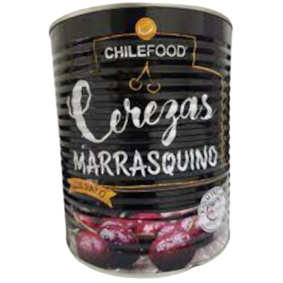 Cereja Vermelha em Calda C/Talo - 2 Kg - Lata