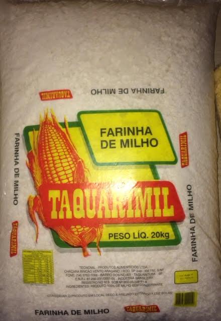 Farinha de Milho Branca - 20Kg - Saca