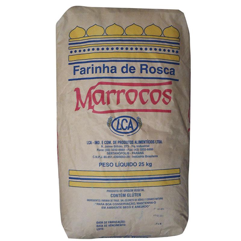 Farinha de Rosca Marrocos - 25Kg - Saca