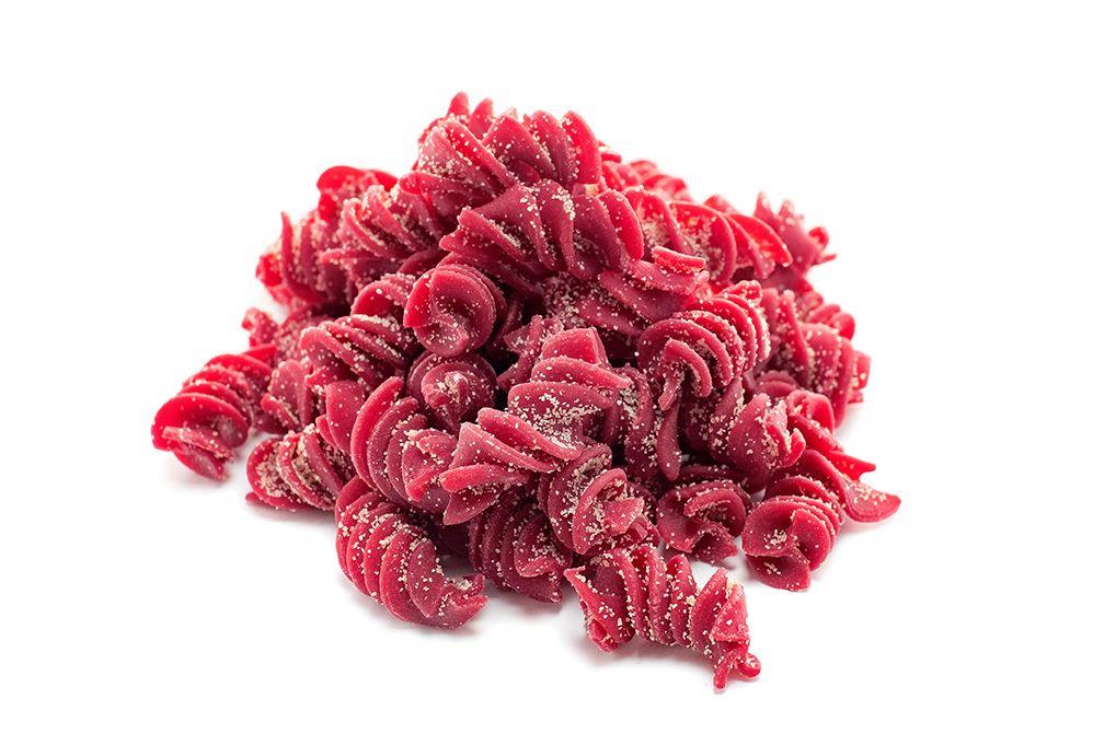 Macarrão Espiral Beterraba Integral - 1 Kg - Pacote