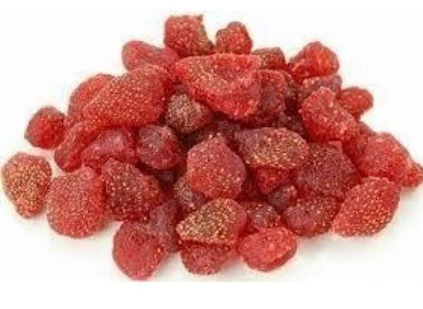 Morango Desidratado Glaceado - 1 kg - Pacote
