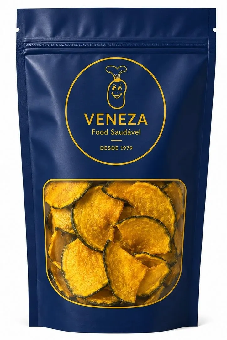 ABOBORA CHIPS  ( Veneza Food Saudável ) 10x100 gramas - Caixa