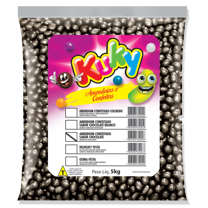 Amendoim Chocolate - 5 Kg - PACOTE