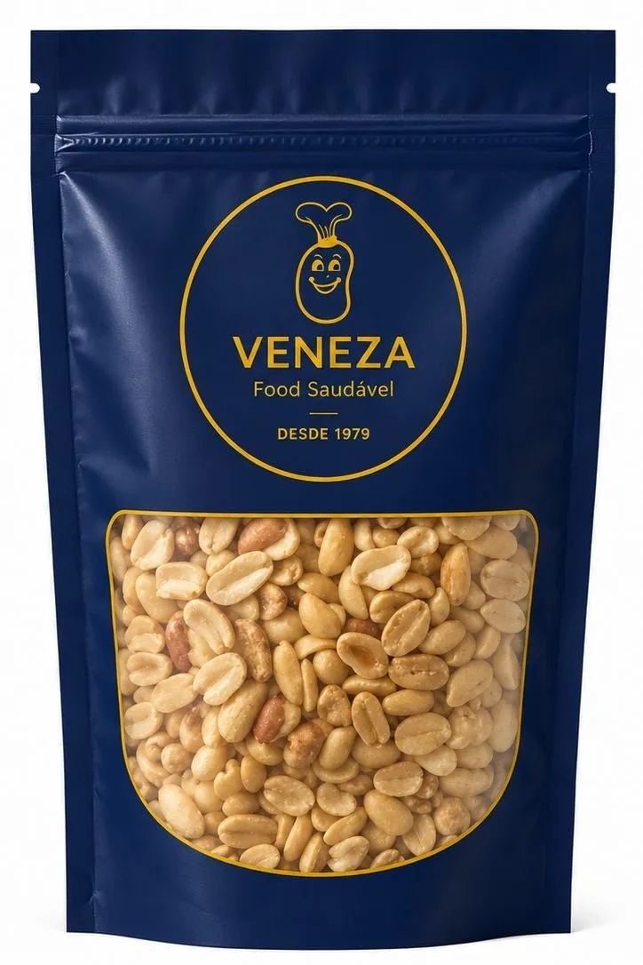 Amendoim Torrado com Sal ( Veneza Food Saudável ) 10x300 gramas - Caixa