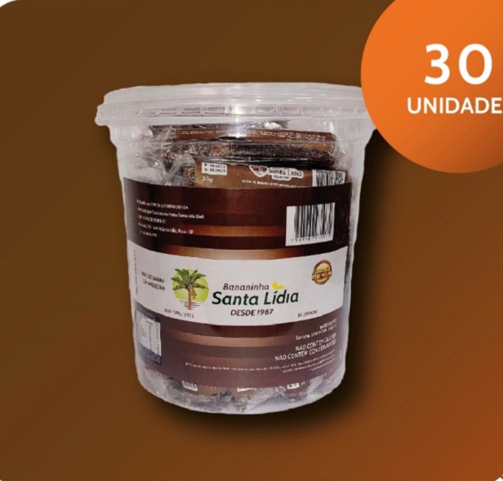 Bananinha Cristalizada c/amendoim ( doce de banana ) Pacote 2 kg