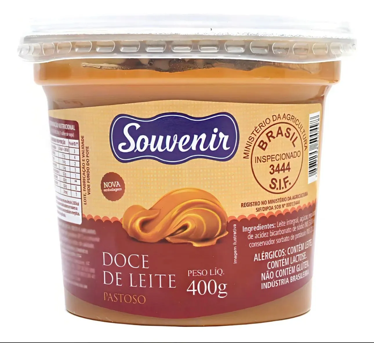 DOCE DE LEITE SOUVENIR 12x400GR - CAIXA : Snacks / Doces : Feijão