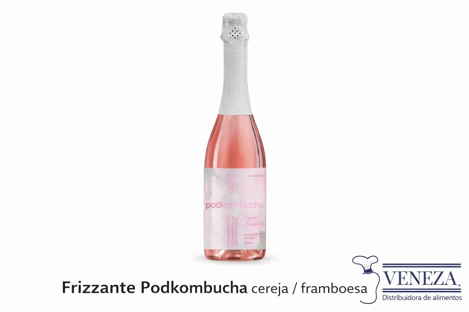 FRIZANTE PODKOMBUCHA CEREJA/FRAMBOESA 6x750ML - CAIXA