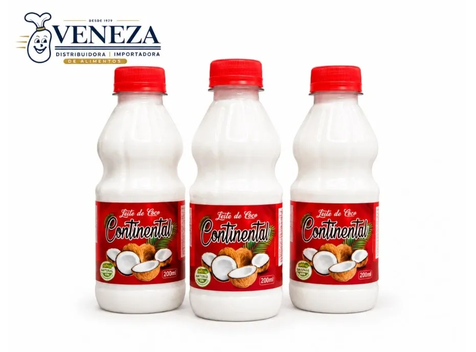 Leite de Coco Continental 24x200 ml - Caixa