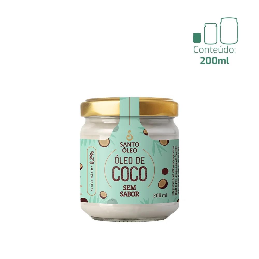 ÓLEO DE COCO SEM SABOR 12x 200ML - Caixa
