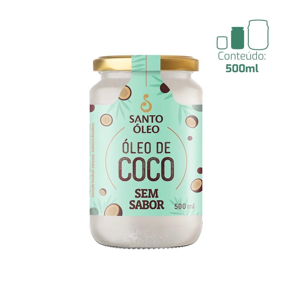 ÓLEO DE COCO SEM SABOR 12x500ML - Caixa