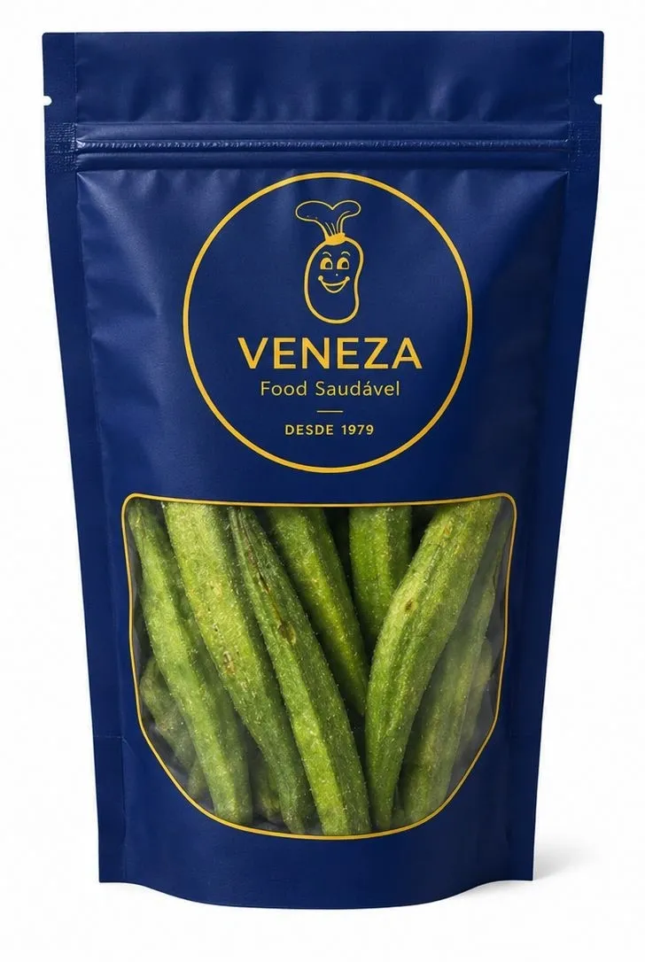 QUIABO CHIPS  ( Veneza Food Saudável ) 10x60 gramas - Caixa