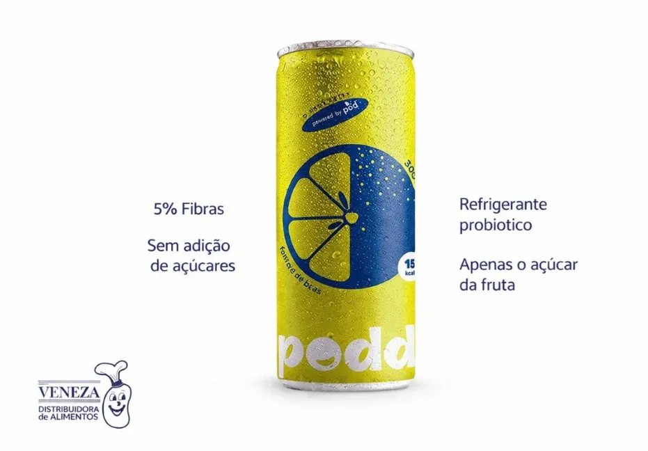 REFRESCO LIMÃO CITRUS PODDI 6x300ML