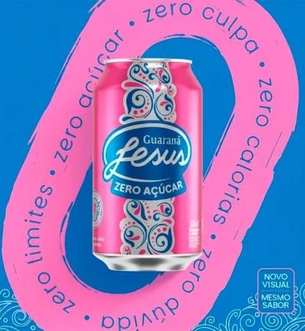 Refrigerante Guaraná Jesus Zero - Fardo 6x350 (LATA)