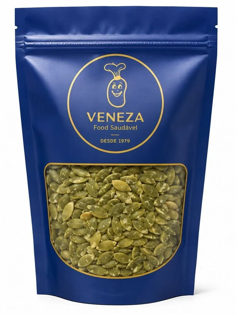 Semente de Abóbora Crua ( Veneza Food Saudável ) 10x300 gramas - Caixa