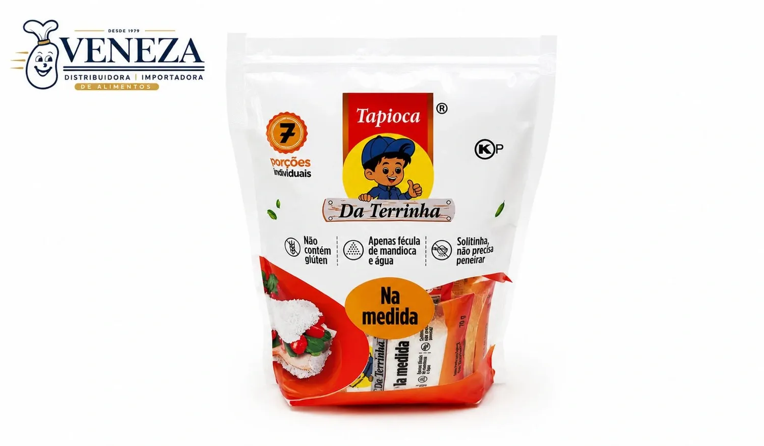 Tapioca Massa Pronta Da Terrinha - 12x490 - Fardo