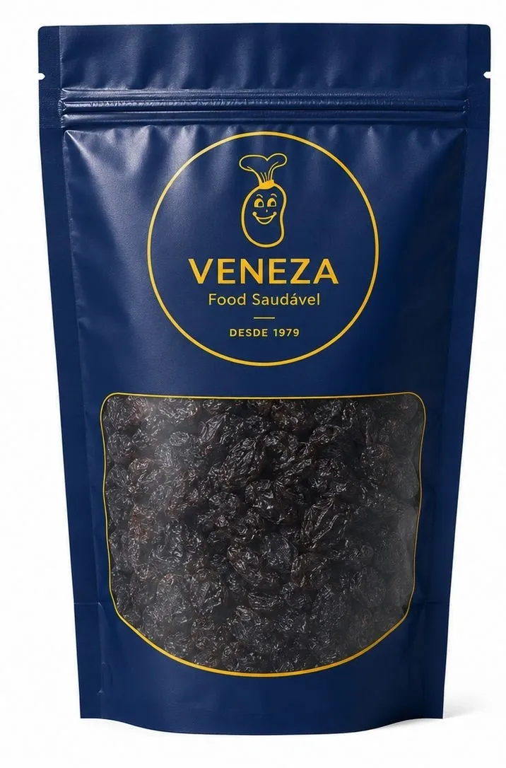 Uva Passas Preta (Argentina) ( Veneza Food Saudável) 10x300 gramas - Caixa