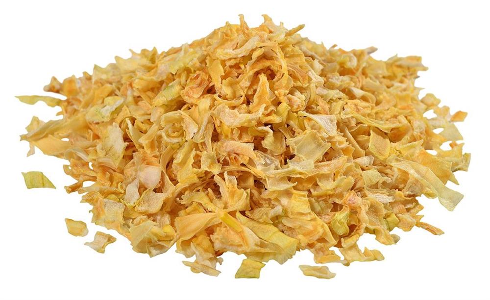Temp. Cebola Desidratada Tiras  - 1 Kg - Pacote