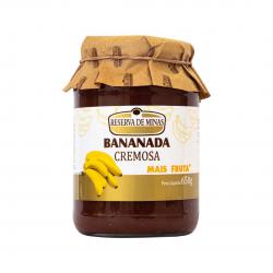 Bananada cremosa mais fruta 650g