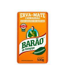Erva mate barão sem adição de açúcar 500g
