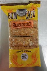 Bom café folheado doce  r