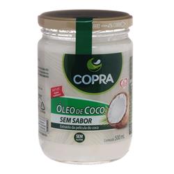 Óleo de coco sem sabor (pote 500g)