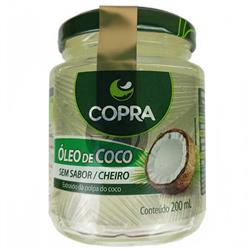 Óleo de coco sem sabor / cheiro 200gr