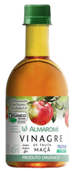 Vinagre orgânico maçã almaromi 400 ml