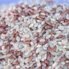 Arroz grão curto c/vermelho integral a granel