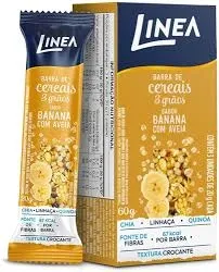 Barra de cereais banana com aveia linea
