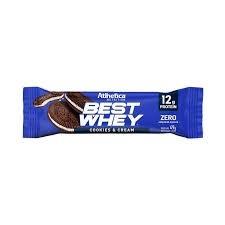 Barra de proteina best whey cookies e cream 49g atlhetica