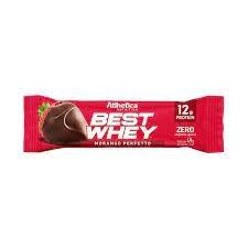 Barra de proteina best whey morango perfetto 49g atlhetica