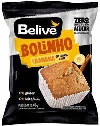 Bolinho banana com canela e chia 40g belive