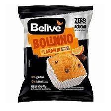 Bolinho laranja com gotas de chocolate zero 40g belive