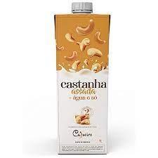 Castanha assada + água e só 1l cajueiro