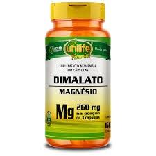Dimalato magnésio 260mg unilife 60 cápsulas