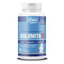 Dolomita d 950mg unilife 60 cápsulas