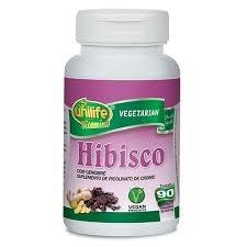 Hibisco 500mg unilife 90 cápsulas