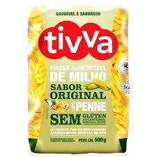 Macarrão de massa de milho tipo penne 500g tivva