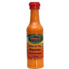 Molho de pimenta biquinho cremoso defumado 150g dhorta