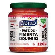 Patê de pimenta biquinho 220g castelo